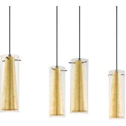 EGLO Hängeleuchte "PINTO GOLD", Pendelleuchte, Pendellampe, Lampen, gold (goldfarben, schwarz)B:90,5cm