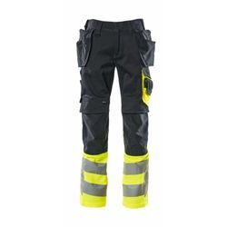 Hose mit Hängetaschen 17531-860-01017 Gr. 76C56 schwarzblau/hi-vis gelb - Mascot