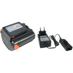 Trade Shop - Trade-Shop 2in1 Set: Li-Ion Akku 18V / 2000mAh + Ladegerät für Gardena Allround Bläser AccuJet 18-Li (9335), PowerMax Li-18/32 (5039)