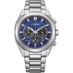 Chronograph CITIZEN "CA4590-81L", silber (silberfarben), Armbanduhren, Damen, Armbanduhr, Herrenuhr, Damenuhr, Solar, Stoppfunktion,Edelstahlarmband