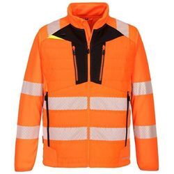 Portwest Warnschutz Hybrid-Steppjacke mit 6 Taschen Orange XL