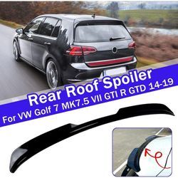 Insma - Hochglanz lackierter Dachheckspoiler für vw Golf 7 MK7.5 vii gti r gtd 2014–2019 Fantablau