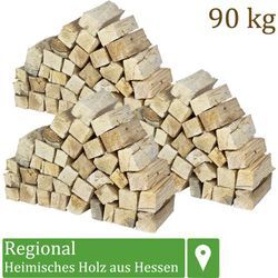 Flameup - Brennholz Kaminholz Kiefer Holz 90 kg Für Ofen und Kamin Kaminofen Feuerschale Grill Feuerholz Holzscheite Wood 25 cm kammergetrocknet