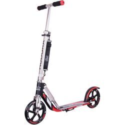 Scooter HUDORA "Big Wheel 205", schwarz (schwarz, rot), ScooterL:88cm, L:88cm