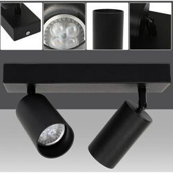 Led Deckenstrahler Deckenspots Deckenleuchte Wand-Lampe Deckenspot schwenkbar 2-flammig - Vingo