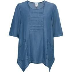 Lyocell-Bluse, hellblau, 40