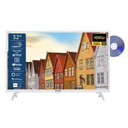 XF32SN550SD-W 32 Zoll Fernseher / Smart TV (Full HD, HDR, DVD-Player) - Inkl. 6 Monate HD+