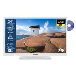 XH24SN550MVD-W 24 Zoll Fernseher/Smart TV (HD Ready, 12 Volt, DVD-Player) - 6 Monate HD+ inkl.