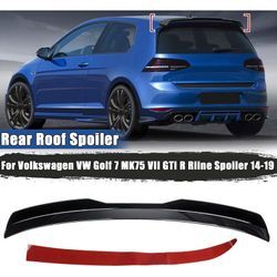 Heck Dach Flügel Spoiler Schwarz Für Volkswagen vw Golf 7 MK7.5 vii Gti r