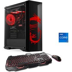 CSL Gaming-PC "HydroX V29567 MSI Dragon Advanced Edition", schwarz, Microsoft Windows 11 Home (64 Bit), 32 GB RAM 1000 GB SSD, Computer