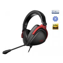 Asus ROG Delta S Core Multiplatform Gaming-Headset - Schwarz/Rot 90YH03JC-B1UA00