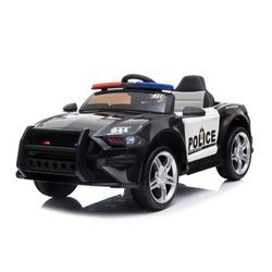 TPFLiving Elektro-Kinderauto US-Polizei Auto Design -07 - Kinderauto - Elektroauto - Sicherheitsgurt