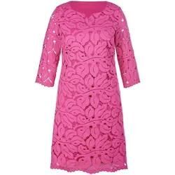 Spitzen-Kleid 3/4-Arm Anna Aura pink, 50