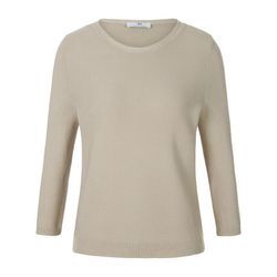 Rundhals-Pullover 3/4-Arm Peter Hahn beige