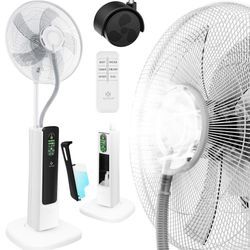 KESSER® Stand-Ventilator Frosty mit Wasser Ultraschall-Sprühnebel Wasserkühlung , inkl. Fernbedienung Timer-Funktion , Luftbefeuchter Leise , Nebelfunktion , Raumbefeuchter , Standventilator