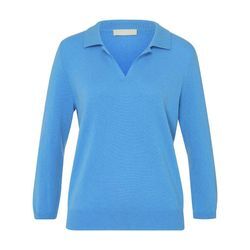 Polo-Pullover 3/4-Arm include blau