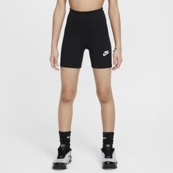 Nike Sportswear Classic Bike-Shorts mit hohem Taillenbund (ca. 12,5 cm; Damen) - Schwarz