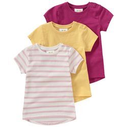 3 Baby T-Shirts in verschiedenen Dessins