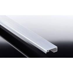 Aluprofil Universalsystem - 60 x 2000 mm Randprofil inkl. Lippendichtung - Stegplatten und Echtglas