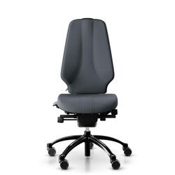 Ergonomischer Bürostuhl RH Logic 400 Komfort, Stoff Grey (Select SC60003), Nackenstütze Nein, Armstütze Nein, Fußkreuz Schwarz