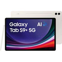 SAMSUNG Tablet "Galaxy Tab S9+ 5G" Tablets/E-Book Reader AI-Funktionen beige Android-Tablet
