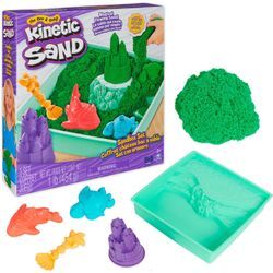 Spin Master Spielsand Kinetic Sand - Sandbox Set grün