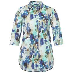 Bluse 3/4-Arm Emilia Lay blau