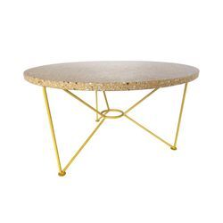 Acapulco Design - The Low Table, H 36 x Ø 65 cm, Terrazzo / citrus