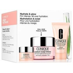 Clinique Pflege Feuchtigkeitspflege Geschenkset Moisture Surge™ Intense 72H Lipid-Replenishing Hydrator 50 ml + Moisture Surge™ Overnight Mask 30 ml + All About Eyes™ 5 ml