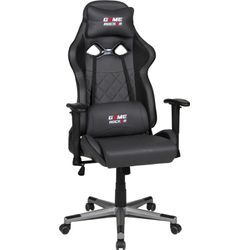 Gaming-Stuhl DUO COLLECTION "Game-Rocker G-20", schwarz (anthrazit, schwarz, anthrazit, schwarz), B:66cm H:128cm T:66cm, Stühle