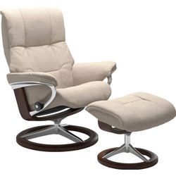 Relaxsessel STRESSLESS "Mayfair", beige (light beige q2 faron), B:79cm H:102cm T:73cm, Leder BATICK: BATICK ist ein leicht korrigiertes, durchgefärbtes und genarbtes Möbelleder, bei dem die meisten Unebenheiten und Spuren in der Regel entfernt wurden., Leder PALOMA: PALOMA ist ein durchgefärbtes Semianilin-Möbelleder mit natürlicher Narbung., ROHLEDER Stoff Q2 FARON: Ein fester zuverlässiger Boucl