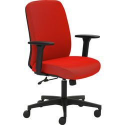 Drehstuhl MAYER SITZMÖBEL "2219", rot (kirschrot, schwarz), B:70cm H:98cm T:62cm, Stühle, Bürodrehstuhl, GS-zertifiziert, extra starke Polsterung für maximalen Sitzkomfort