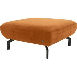 Hocker "LOOKS XIII", orange (mango), B:83cm H:44cm T:83cm, 92% Polyester, 8% Nylon, LOOKS BY WOLFGANG JOOP, Hocker, passend zur Serie LOOKS XIII