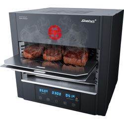 Tischgrill STEBA "PS E2600 XL DEVIL’S HEAVEN", schwarz, B:38cm H:36,5cm T:37cm, Kontaktgrill_Standgrill_Tischgrill_Teppanyakigrill