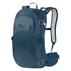 Wanderrucksack JACK WOLFSKIN "ATHMOS SHAPE 20", blau (schwarz, sea), Rucksäcke, Polyamid