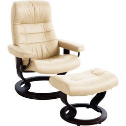 Relaxsessel STRESSLESS "Opal", weiß (vanilla), B:76cm H:99cm T:74cm, Leder BATICK: Batick ist ein leicht korrigiertes, durchgefärbtes und genarbtes Möbelleder, bei dem die meisten Unebenheiten und Spuren in der Regel entfernt wurden. Batick wird mitunter doppeltönig gefärbt, um der Oberfläche mehr Lebendigkeit zu verleihen. Dank einer schützenden Oberflächenbehandlung lassen sich die meisten Fleck