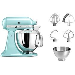 KITCHENAID Küchenmaschine "5KSM175PSEIC EISBLAU" Küchenmaschinen mit Zubehör im Wert von ca. 112,-€ UVP blau (eisblau)