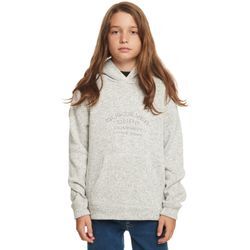 Kapuzensweatshirt QUIKSILVER "Keller" Gr. 14, grau (light grey heather) Kinder Sweatshirts