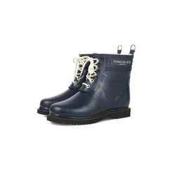 Gummistiefel ILSE JACOBSEN "RUB2" Gr. 35, blau (schwarz indigo) Damen Schuhe Vegan Nachhaltig