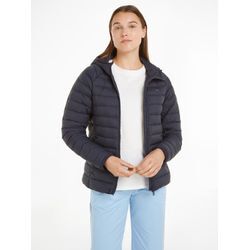 Steppjacke TOMMY HILFIGER "SPORTY LW DOWN JACKET" Gr. L (40), blau (desert sky) Damen Jacken Steppjacken mit leichter Wattierung