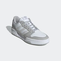 Sneaker ADIDAS ORIGINALS "TEAM COURT 2.0 STR" Gr. 42,5, weiß (cloud weiß, grau one, two) Schuhe