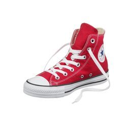 Sneaker CONVERSE "Chuck Taylor All Star Hi", Gr. 36,5, rot (tomato), Textil, sportlich, Schuhe Canvassneaker Damenschuh Freizeitschuh Herrenschuh Skaterschuh Sneaker