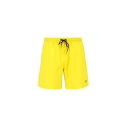 Shorts ALPHA INDUSTRIES "Alpha Industries Men - Basic Swim Short" Gr. M, Normalgrößen, gelb (empire yellow) Herren Hosen Shorts