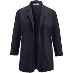 Jersey-Blazer 3/4-Arm Peter Hahn blau