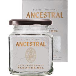 Ancestral Fleur de Sel im Glas, natürliches Fleur de Sel aus Navarra, 240 g, Navarra, Food