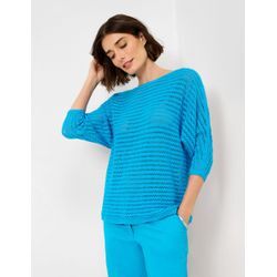 BRAX Damen Pullover Style EMMA, Blau, Gr. 34