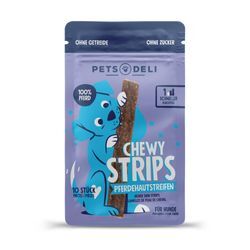 Snacks "Chewy Strips" Pferdehaut Kaustreifen für Hunde - 10 Stück