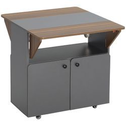 Esstisch Klapptisch mit Rollen Küchentisch mit zwei klappbare Tischseiten Esszimmertisch Sideboard m