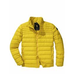 Mey & Edlich Herren Stepp-Jacke Regular Fit Gelb einfarbig 46, 48, 50, 52, 54, 56, 58