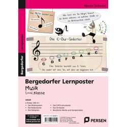 Persen Verlag Lernposter Musik - 1.-4. Klasse